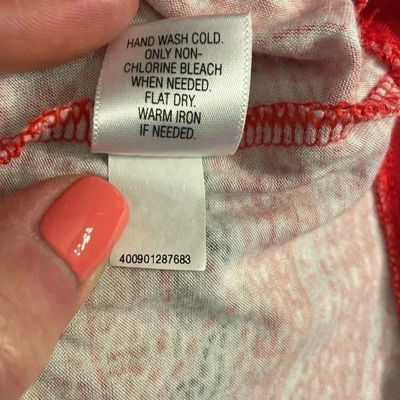 ELLE Women’s Medium Skinny Strap V Neck Dress - Picture 9 of 9